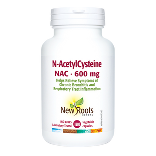 New Roots N-Acetylcysteine 600mg 180 Veggie Caps