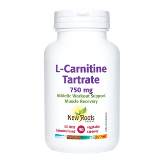 New Roots L-Carnitine Tartrate 750mg 90 Veggie Caps