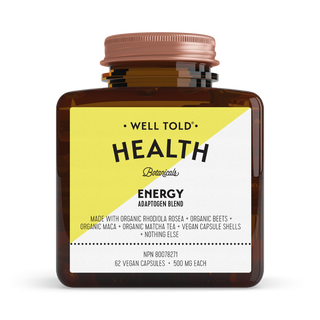 Well Told Health Energy 62 Vegan Caps