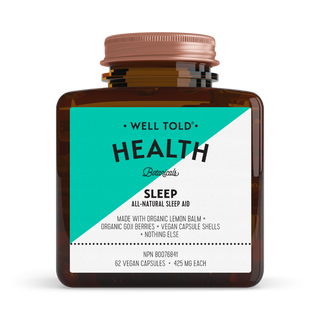 Well Told Health Sleep 62 Vegan Caps