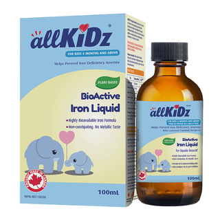 Allkidz Naturals BioActive Iron Liquid 100mL