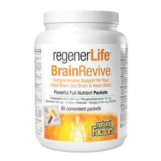 Natural Factors RegenerLife BrainRevive 30 Packs