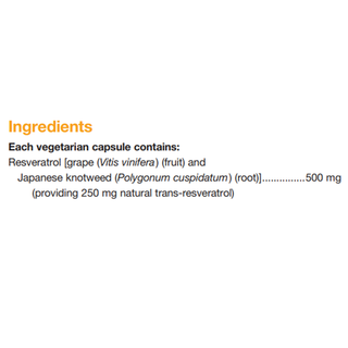 Natural Factors RegenerLife Resveratrol 60 Veggie Caps