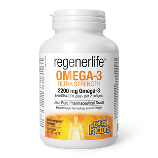 Natural Factors RegenerLife Omega-3 90 Softgels