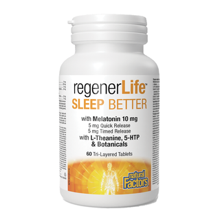 Natural Factors RegenerLife Sleep BetterTrilay 60 Tablets