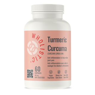 Wholistic Turmeric 40mg 60 Capsules