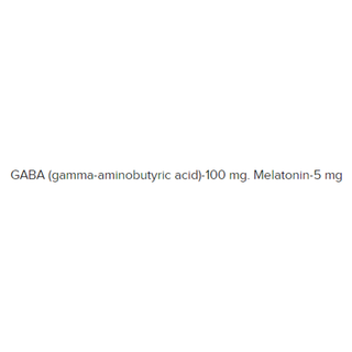 Wholistic Melatonin + GABA 105mg 90 Capsules