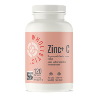 Wholistic Zinc + C 217.025mg 120 Capsules