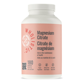 Wholistic Magnesium Citrate 133.33mg 180 Capsules