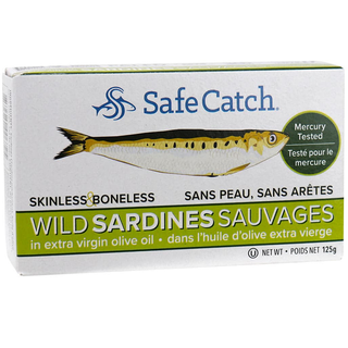 Safe Catch Sardines Skinless & Boneless Extra Virgin Olive Oil 125g