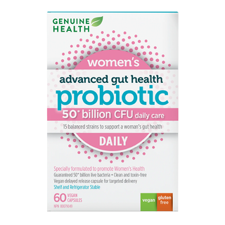 Genuine Health Probiotic Gut Health Women's Daily 60 Capsules