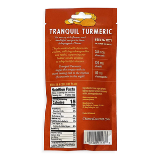 Chimes Adaptogen Chews Tranquil Turmeric 72g