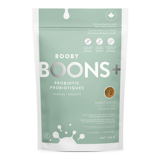 Booby Boons Boons + Probiotic Cookies Salted Caramel 168g