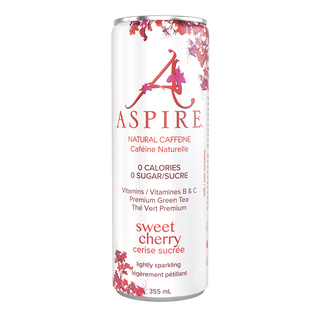 Aspire Natural Caffeine Energy Drink Sweet Cherry 355mL