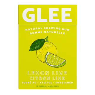 Glee Gum Lemon Lime With  Xylitol 16 Pieces