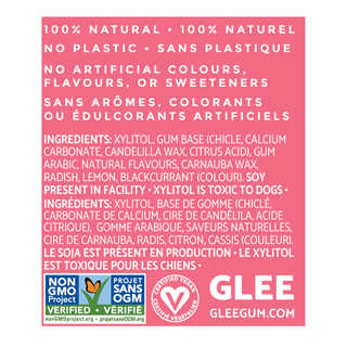 Glee Gum Watermelon With Xylitol 16 Pieces