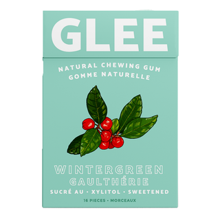 Glee Gum Wintergreen With Xylitol 16 Pieces