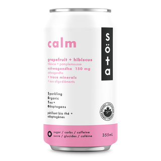 Sota Organic Sparkling Tea+Adaptogens Calm 6x355mL