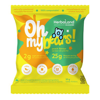 Herbaland Gummies Oh My Bears Peach 50g