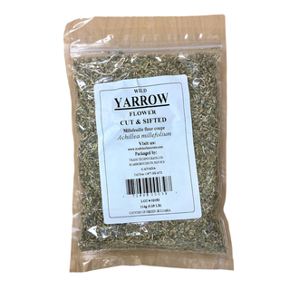 Bulk Wild Yarrow Flower Cut & Sifted 114g