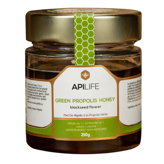 Apilife Black Seed Honey Green Propolis 250g