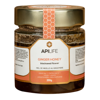 Apilife Black Seed Honey Ginger 250g