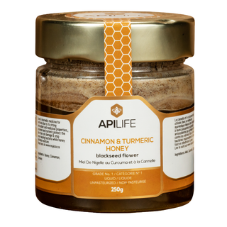 Apilife Black Seed Honey Cinnamon & Turmeric 250g