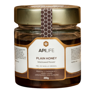 Apilife Black Seed Honey Plain Original 250g