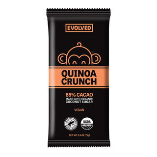 Evolved Chocolate Bar Quinoa Crunch 85% Cocoa 71g