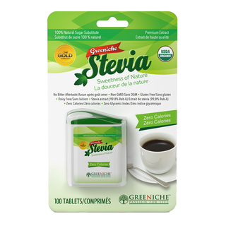 Greeniche Stevia Blister Pack 100 Tablets