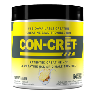 Con-Cret Creatine HCL Pineapple 64 Servings