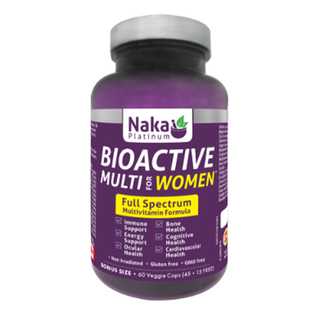 Naka Platinum BioActive Multi For Women 45+15 Veggie Caps