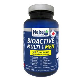 Naka Platinum BioActive Multi For Men 45+15 Veggie Cap