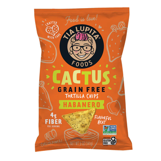 Tia Lupita Foods Cactus Tortilla Chips Grain Free Habanero 141g