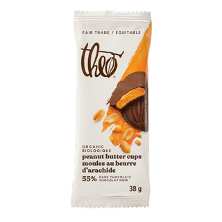 Theo Peanut Butter Cup Dark Chocolate 55% 38g