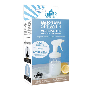 reCAP Mason Jars Sprayer Regular Mouth Natural