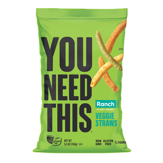 You Need This Veggie Straws Ranch 156g