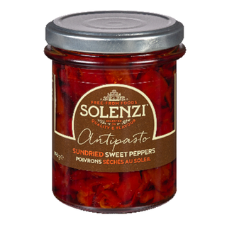 Solenzi Antipasto Sundried Sweet Peppers 190g