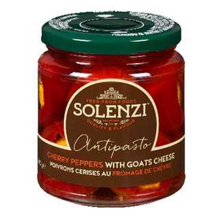 Solenzi Antipasto Cherry Peppers With Goat Cheese 280g