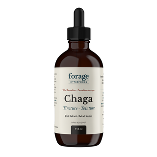 Forage Hyperfoods Chaga Tincture Original 118mL