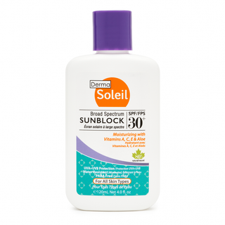 DermaMed Soleil Broad Spectrum Mineral Sunscreen SPF 30 120mL