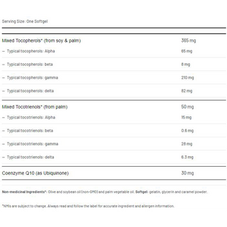 AOR Total E 445mg 120 Softgels