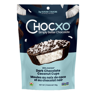 ChocXO Coconut Cups Dark Chocolate 98g