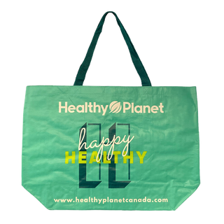 Healthy Planet Tote Bag Large Happy Healthy