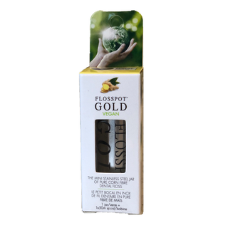 KMH Touches Flosspot Gold Vegan Dental Floss 50M