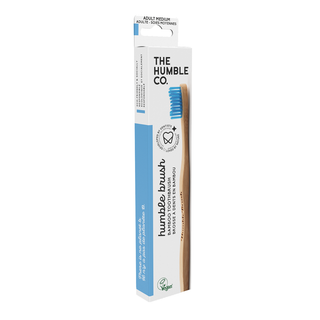 The Humble Co Adult Medium Toothbrush Blue