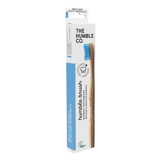 The Humble Co Adult Soft Toothbrush Blue