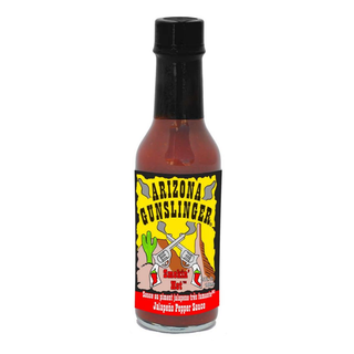 Arizona Pepper's Gunslinger Red Ripened Jalaapeno Pepper Sauce 148mL