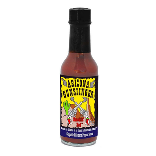 Arizona Pepper's Gunslinger Chipotle And Habanero Pepper Sauce 148mL