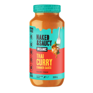 Naked Natural Foods Organic Simmer Sauce Thai Curry 350g